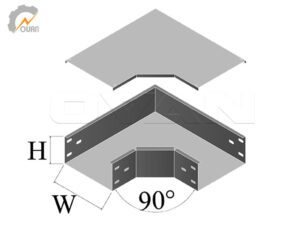 phụ kiện co vuông máng cáp